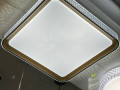 Светильник  LED 120W золото квадратный 830