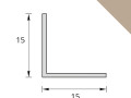 Угол  пластик 15/15 Тёмно-беж 2,7м Идеал 013