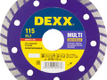 Диск алмаз DEXX Мульти универсал 115мм арт 36701-115