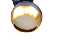 Светильник  LED спот DL636 GX53 BK+Gold д/рельс турц