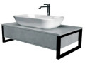 Столешница GRUNGE LOFT 80П 1 внутр.ящик Бетон светлый