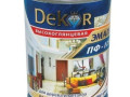 Эмаль Dekor ПФ115 белая глянцевая 0,8кг
