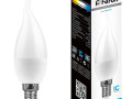 38135 Лампочка светодиодная Feron 7W 230V E14 6400K на ветру C37T, LB-97