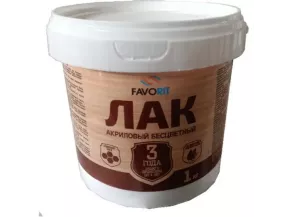 Лак FAVORIT акриловый 1кг