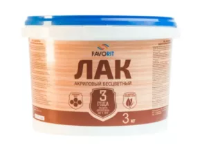 Лак FAVORIT акриловый 3кг