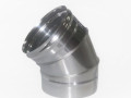 Колено для печи D150 45градусов 0,5мм