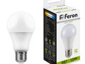 25458 Лампочка светодиодная Feron 10W 230V E27 4000K A60, LB-92