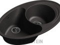Мойка мрамор W90KF 820*520 черный