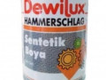 Эмаль DEWILUX молотковая 6078 молочно-кофейный 2,5л