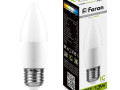 Лампочка светодиодная Feron 13W 4000K E27 C37 свеча LB-970 38111