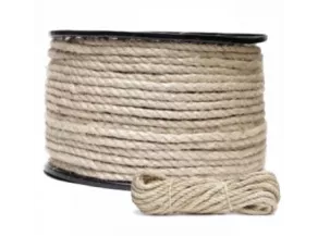 Верёвка джутовая d8 (200м в катушке)