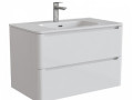Тумба+Мойка Edifice 80см EDI80W0i95K подвесная IDDIS