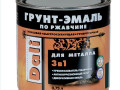 Грунт эмаль по ржавчине DALI белый 0.75л