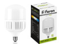 25822 Лампочка светодиодная Feron 70W 230V E27-Е40 4000K Т140  LB65