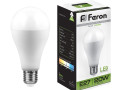 25788 Лампочка светодиодная Feron 20W 4000K E27 A65 LB-98 10/100