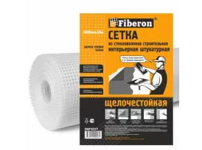 Сетка строительная 1000ммх50м 5х5 интерьерная белая Fiberon SMF053T/6