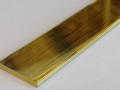 Профиль плоский 40*3000мм золото матовое