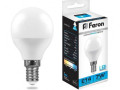 25480 Лампочка светодиодная Feron 7W  230V E14 6400K G45 LB-95