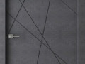 Дверь LINE 01 бетон ТЁМНЫЙ 0,8