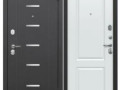 Дверь металлическая Гарда 7,5см 860R Серебро/велюр белый софт