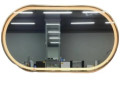 Зеркало  LED LHJ-120*70 золотой