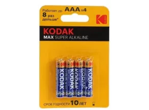 Элемент питания Kodak MAX LR03-4BL/K3A-4