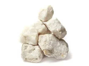 Камни для каменки печи Кварцит фракция 40-80мм 20кг обвалованная коробка