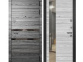 Дверь Орфей 611 Графит-айс Вяз каньон вековой/зеркало 0,8 правая