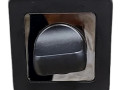 Завертка дверная FW1 BB/BN квадрат черный/хром глянц