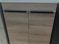 Тумба напольная 600 Кира 2двери Ясень таормина+мойка HM-M41 600