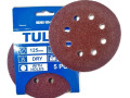 Диск шлиф Tulex 125 Р400 8 отверстий на велюровой основе 85202-125-400