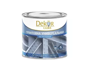 Грунтовка DECOR универсал быстросохн 1,9кг коричневая