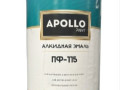 Эмаль APOLLO Paint ПФ-115 красная 0,8кг