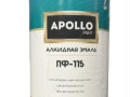 Эмаль APOLLO Paint ПФ-115 оранжевая 2,6кг