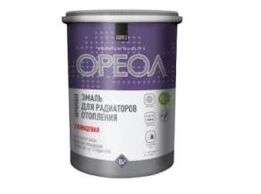 Эмаль ОРЕОЛ акрил бел глянц 0,5кг д/радиат (0497)