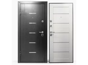 Дверь металлическая STRONG 707 Ясень Латте Царга 960*2050*70 Правая