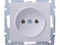 742-0288-121В Vesna Розетка б/з бакалит белый (механизм)