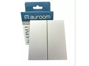 130205 Выкл Auroom 2-ой Linea 250V-10A Кашемир soft