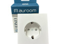 140101 Розетка Auroom 1-ая с/з Linea 250V-10A Белый soft