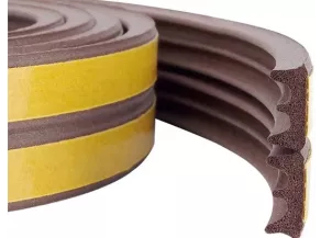 Уплотнитель Профиль Е коричневый 9х4мм 75п/м ZOOM