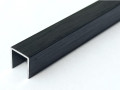 Профиль П образный 15х10х3050мм черный глянц
