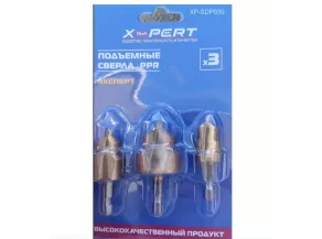 Набор сверел по пластику подъемные 3предм PPR SDP030 X-PERT