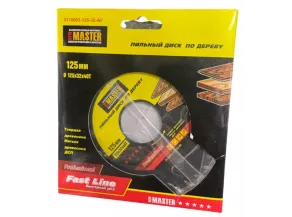 Диск пильный по дереву d125х32х40Т Мастер