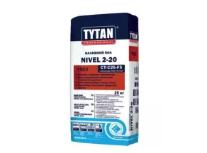 Наливной пол TYTAN PROFESSIONAL NIVEL 2-20 25кг