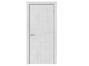 Дверь GEOMETRY-3 600х2000мм ПГ Бетон снежный