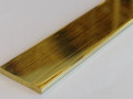 Профиль плоский 10х3050мм золото глянцевый