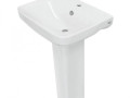 Умывальник с пьедесталом Mina белый керамический