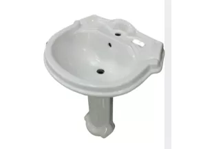 Умывальник с пьедесталом Ромашка белый керамический