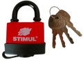 Замок навесной Stimul влагозащитный 63мм 3 ключа,4ключа ВС1П92-01ПЛ 6/60