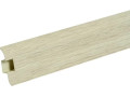 Плинтус напольный с центральной планкой 55мм 2,2м 